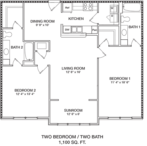 A13 Floor Plan at Marsh View Place, South Carolina